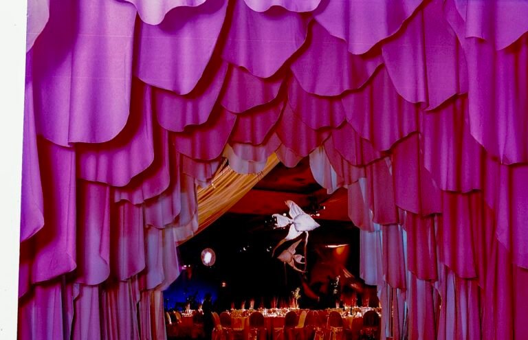 Pink floral fantasy entrance