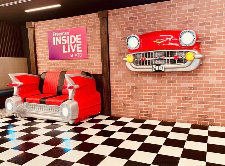 Classic car front booth seating