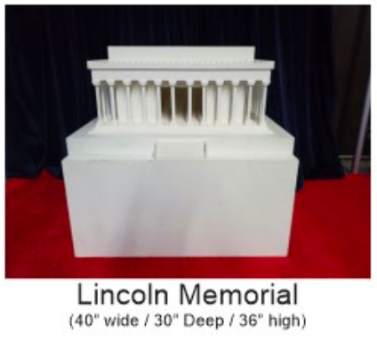 Lincoln Memorial centerpiece replica